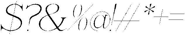 Renabyl Thin Italic otf (100) Font OTHER CHARS