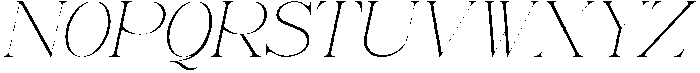 Renabyl Thin Italic otf (100) Font UPPERCASE