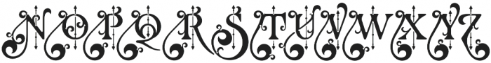 Renaissance Garden Regular 1 otf (400) Font UPPERCASE