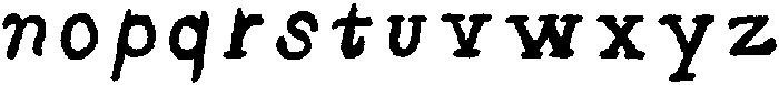 Renaissance Quill Dipped Regular otf (400) Font LOWERCASE