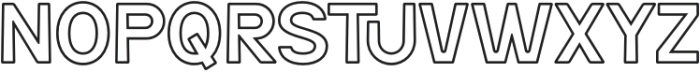Renasfi Outline otf (400) Font UPPERCASE