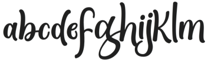 Renatha-Regular otf (400) Font LOWERCASE