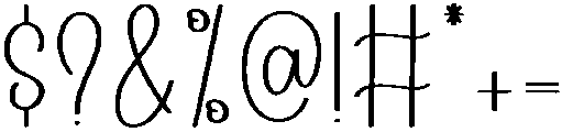 Renatha Signature Regular otf (400) Font OTHER CHARS