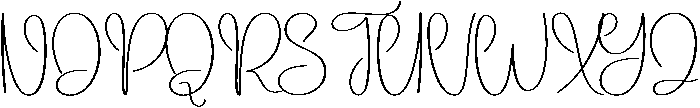 Renatha Signature Regular otf (400) Font UPPERCASE