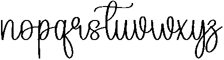 Renatha Signature Regular otf (400) Font LOWERCASE