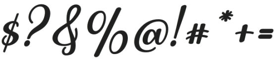 RenathaItalic-Italic otf (400) Font OTHER CHARS