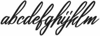 Renatta Signature Italic otf (400) Font LOWERCASE