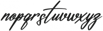 Renatta Signature Italic otf (400) Font LOWERCASE