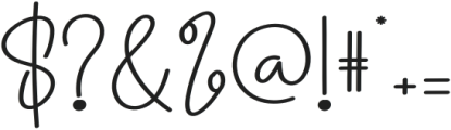 Renatta Signature Regular otf (400) Font OTHER CHARS