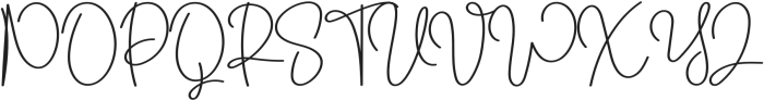 Renatta Signature Regular otf (400) Font UPPERCASE