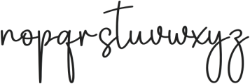 Renatta Signature Regular otf (400) Font LOWERCASE