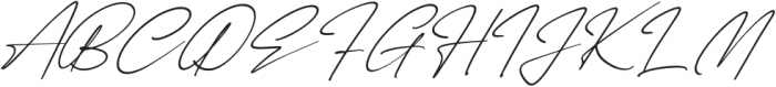 Renattha Signate Italic otf (400) Font UPPERCASE