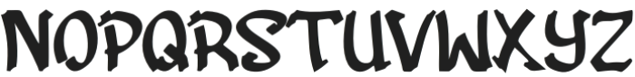 Rend Style Regular otf (400) Font LOWERCASE