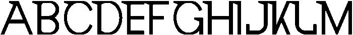 Rendang Regular otf (400) Font UPPERCASE