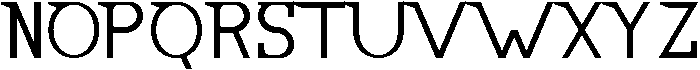 Rendang Regular otf (400) Font UPPERCASE