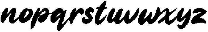 Rendang otf (400) Font LOWERCASE