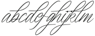 Renddonika otf (400) Font LOWERCASE