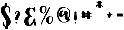 Renegade otf (400) Font OTHER CHARS
