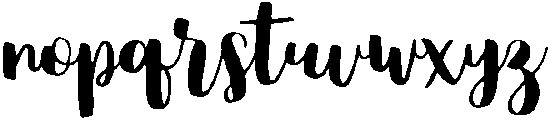 Renegade otf (400) Font LOWERCASE