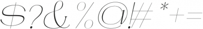 Rengard-Italic otf (400) Font OTHER CHARS