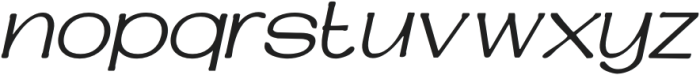 RengardBlur-Italic otf (400) Font LOWERCASE