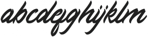 RengganisArgopuro-Regular otf (400) Font LOWERCASE