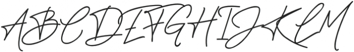 Renissa Signature Regular otf (400) Font UPPERCASE