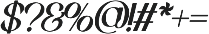 Renjanis Italic otf (400) Font OTHER CHARS