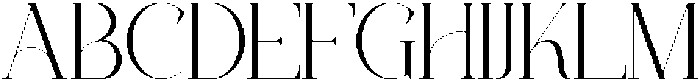 Renkim Regular otf (400) Font UPPERCASE