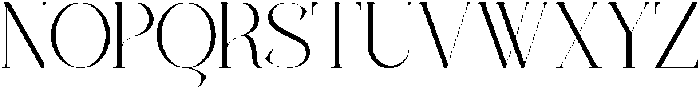 Renkim Regular otf (400) Font UPPERCASE