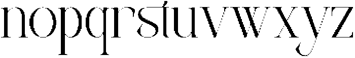 Renkim Regular otf (400) Font LOWERCASE