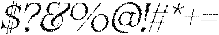 Renly Disco Italic otf (400) Font OTHER CHARS