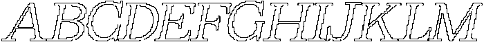 Renly Pixel Outline otf (400) Font UPPERCASE