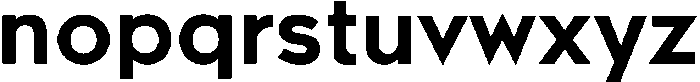 Renogare Regular otf (400) Font LOWERCASE
