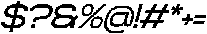 Renoire Italic otf (400) Font OTHER CHARS