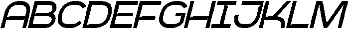 Renoire Italic otf (400) Font UPPERCASE