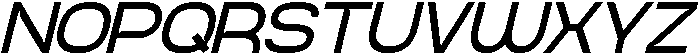 Renoire Italic otf (400) Font UPPERCASE