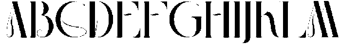 Renola Regular otf (400) Font UPPERCASE