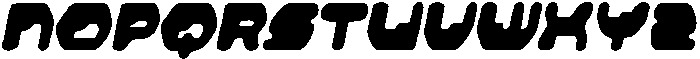 Renosa Drawn Italic otf (400) Font UPPERCASE