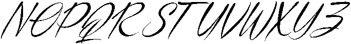 Rentosah Italic otf (400) Font UPPERCASE