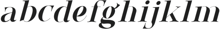 Renuella Italic otf (400) Font LOWERCASE