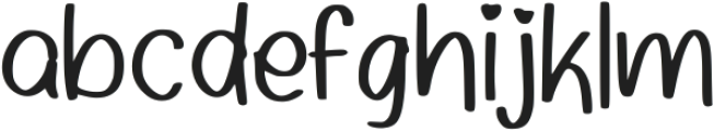 Renulyia Regular otf (400) Font LOWERCASE