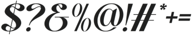 Reoctav Italic otf (400) Font OTHER CHARS