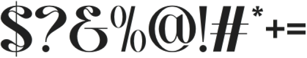 Reoctav Regular otf (400) Font OTHER CHARS