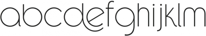 Reost ExtraLight otf (200) Font LOWERCASE