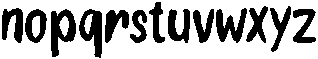 Reotta Regular otf (400) Font LOWERCASE