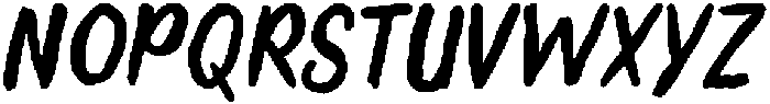Reotta Slanted otf (400) Font UPPERCASE