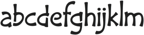 Repad Stencil Regular otf (400) Font LOWERCASE