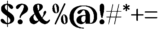 Repag Bayoe otf (400) Font OTHER CHARS