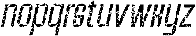Repina Stamp Italic otf (400) Font LOWERCASE